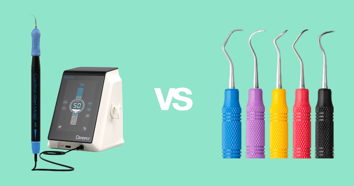 dental scaler types comparison hand ultrasonic