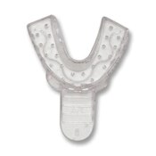 Vista Plastic Impression Tray #4 Med/Lower 12/Pk