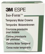 3M Iso-Form Temporary Molar Crowns, U72, Upper Right Second Molar, 5 Crowns