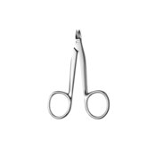 Crown & Gold Scissors 3 1/2" Pedo Curved