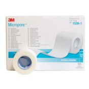 Micropore Surgical Paper Tape 1" x 10yd 12/bx x 10/Cs