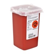 Sharps Phlebotomy Container Red 1 Quart