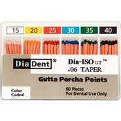 Dia-ISOGT Gutta Percha .06 #15 60/Slide Pk