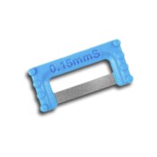 IPR PLUS Strip System Cyan Single Opener Med-Coarse 0.15mm 8/Pk