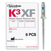 K3 XF File .15/.06 21mm 6/Pk