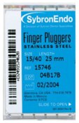 Finger Pluggers 25mm #40 Black 6/Pk