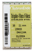 Triple K-Flex Files 21mm #45-80 6/Bx
