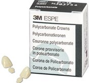 Polycarbonate Crowns 5/Pk Short Lower Anterior #65