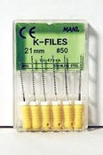 Mani K-Files 21mm #50 6/Pk