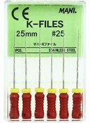 Mani K-Flex Files 25mm #25 6/Bx