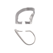 Rubber Dam Clamp #106L Satin Steel