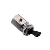 2way Routing Valve Black