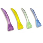 ACUWEDGES Plastic Wedges Assorted 100/Bx