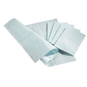 Bib 3-Ply Paper 13x18 500/Case Blue