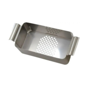 Stainless Steel Solid Side Draining Basket 200 Full Size