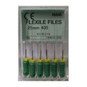 Mani K-Flex Files 25mm #35 6/Bx