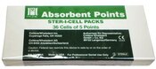 Absorbent Paper Points Ster-i-Cell 180/Bx Fine