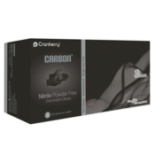 Carbon Black Nitrile Gloves Small 200/Box