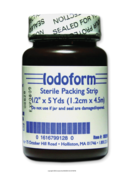 Iodoform Packing Strips 1/4" x 5 yds