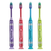 GUM Toothbrushes Crayola Metallics Marker Soft 12/Pk