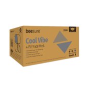 Vibe Face Masks ASTM 3 50/Bx Cool Grey