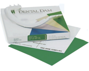 Dental Dam Non-Latex 6"x6" Medium Green 15/Box