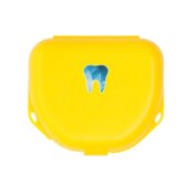 Retainer Box Imprinted 144/Pk Neon Yellow
