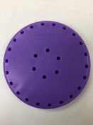 Bur Block 28 Hole Magnetic Neon Purple