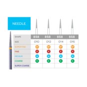 Sabur Needle Diamond 858-012F 10/Pk