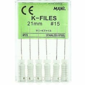 Mani K-Files 21mm #15 6/Bx