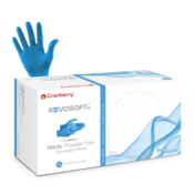 Cranberry Revosoft CT Nitrile Gloves 300/Pk Large x 10/Cs