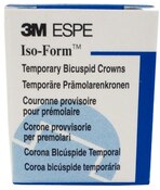 3M Iso-Form Temporary Bicuspid Crowns, U50, Upper Right Second Bicuspid, 5 Crowns