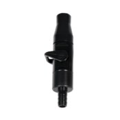 Saliva Ejector w/ Swivel Adapter Black