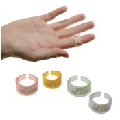 Finger Ring Dosimeters Medium Right-Hand Monthly Service 12/yr