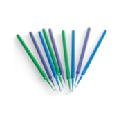 Points Brush Applicators Fine 400/Pk Light-Green