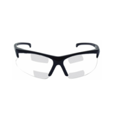 Nemesis V60 Readers Safety Eyewear Clear Lenses +2.0 Black Frame