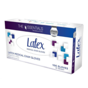 The Essentials Latex Gloves 100/Pk X-Large