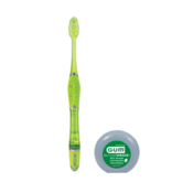 GUM Technique Deep Clean Toothbrush/Floss Adult Pt Bundle 144/Kit