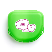 Retainer Box Imprinted 144/Pk Neon Green