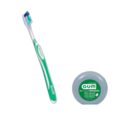 GUM Super Tip Toothbrush/Floss Adult Pt Bundle 144/Kit