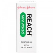 Reach Dental Floss Waxed Mint 200yd Refill (no dispenser)