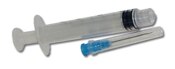 Endo Irrigation Syringes w/Needle Closed End 3cc 30ga 100/Pk