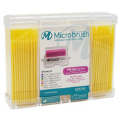 Microbrush Plus Fine Yellow Refill 400/Pk