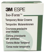 3M Iso-Form Temporary Molar Crowns, U78, Upper Right Second Molar, 5 Crowns