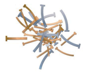 Matrix T-Bands Straight Small Brass 100/Pk