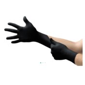 MICROFLEX MidKnight Touch Nitrile Gloves Black 100/Pk Small