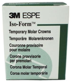 3M Iso-Form Temporary Molar Crowns, L71, Lower Left Second Molar, 5 Crowns