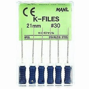 Mani K-Files 21mm #30 6/Bx