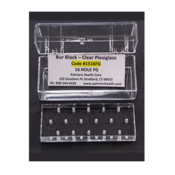Bur Block 16 Hole FG Clear Plexiglass