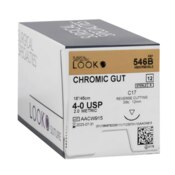 Suture Chromic Gut 4/0 18" C17 12/Bx